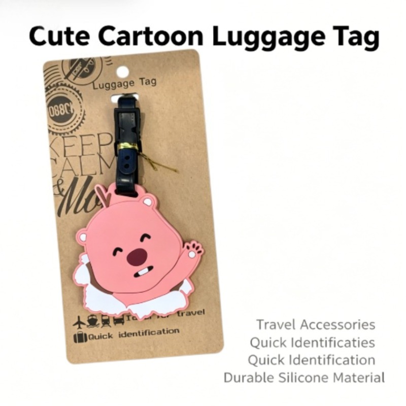 Travel Accessories Toddler - Kawaii Pororo Loopy Beaver Luggage Tag,