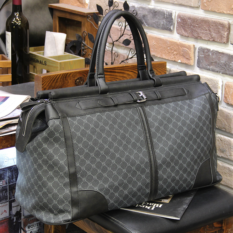 It Travel Accessories - Fashion Plaid Travel Bag Men Handbag