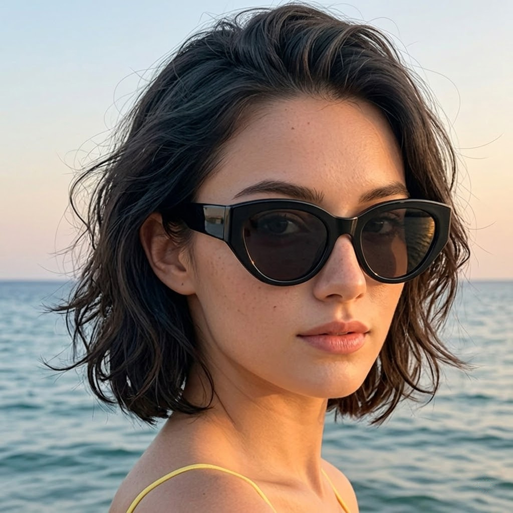 Travel Accessories For Men - Women Men Classic Cat-Eye Polarized Sunglasses