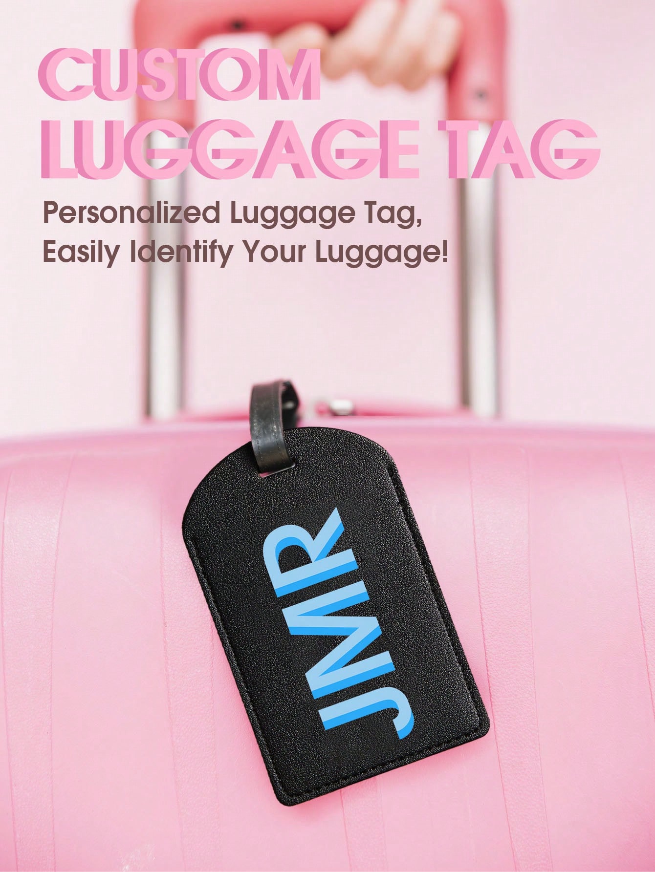 Personalized Initial Luggage T - Luggage Tag Leather recension och pris