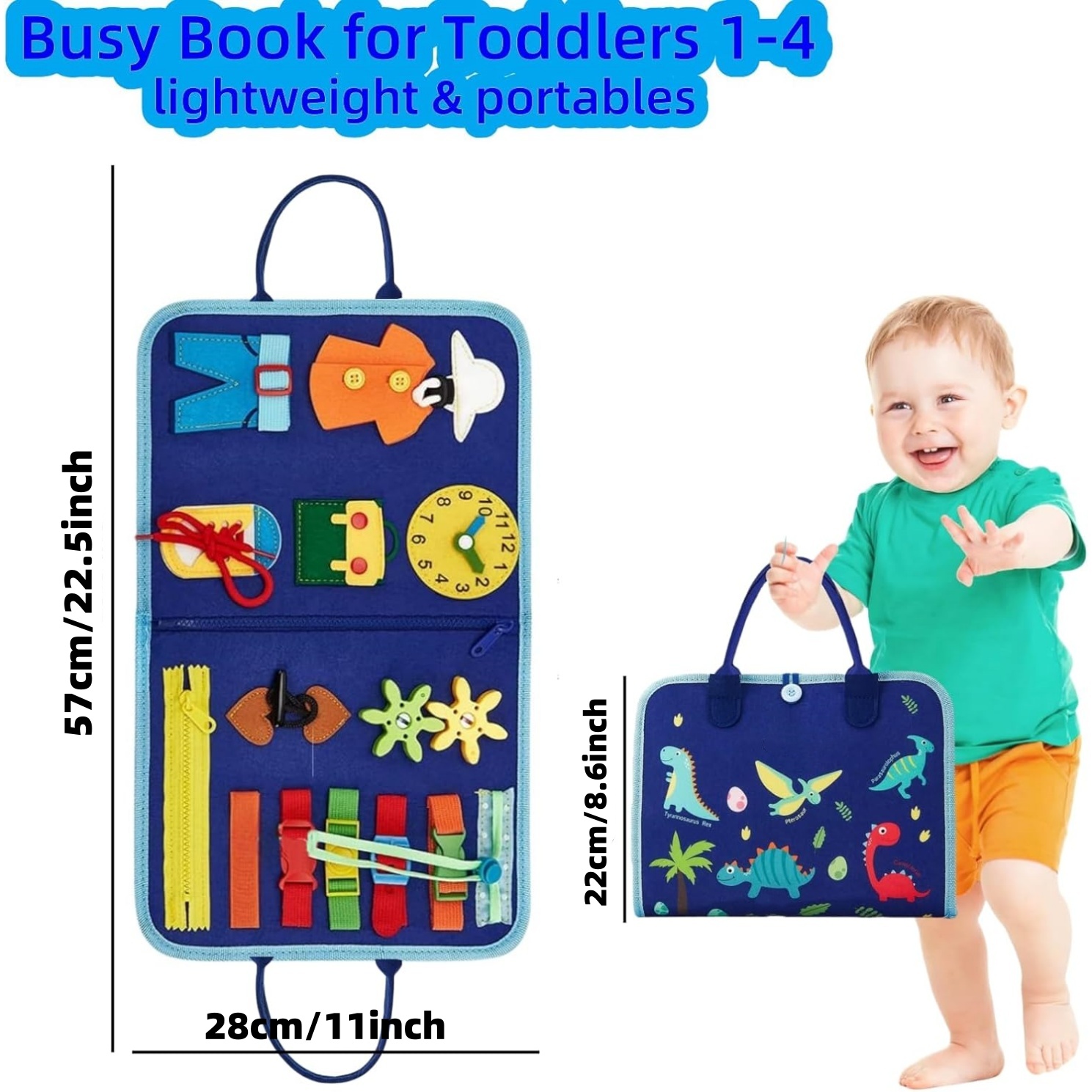 Toddler Busy Board - Montessor - Travel Accessories Toddler recension och pris