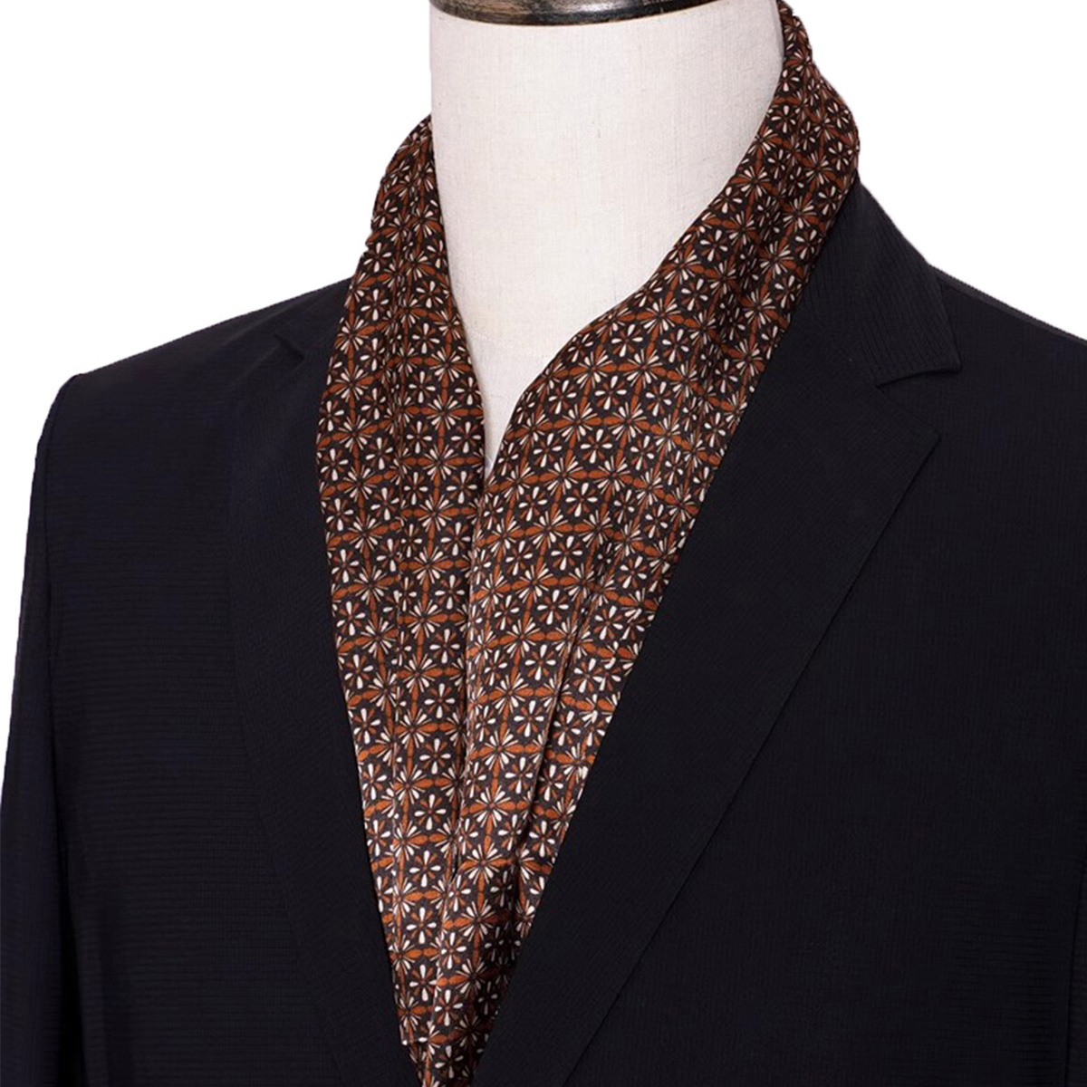 New Men's Stripe Silk Scarf Ho - Travel Accessories For Men recension och pris