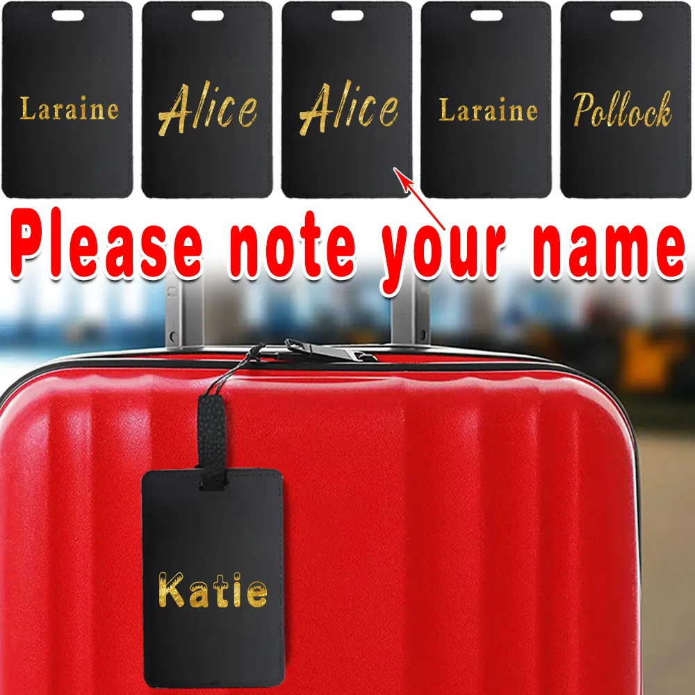 Customized Name Leather Baggag - Luggage Tag Leather recension och pris