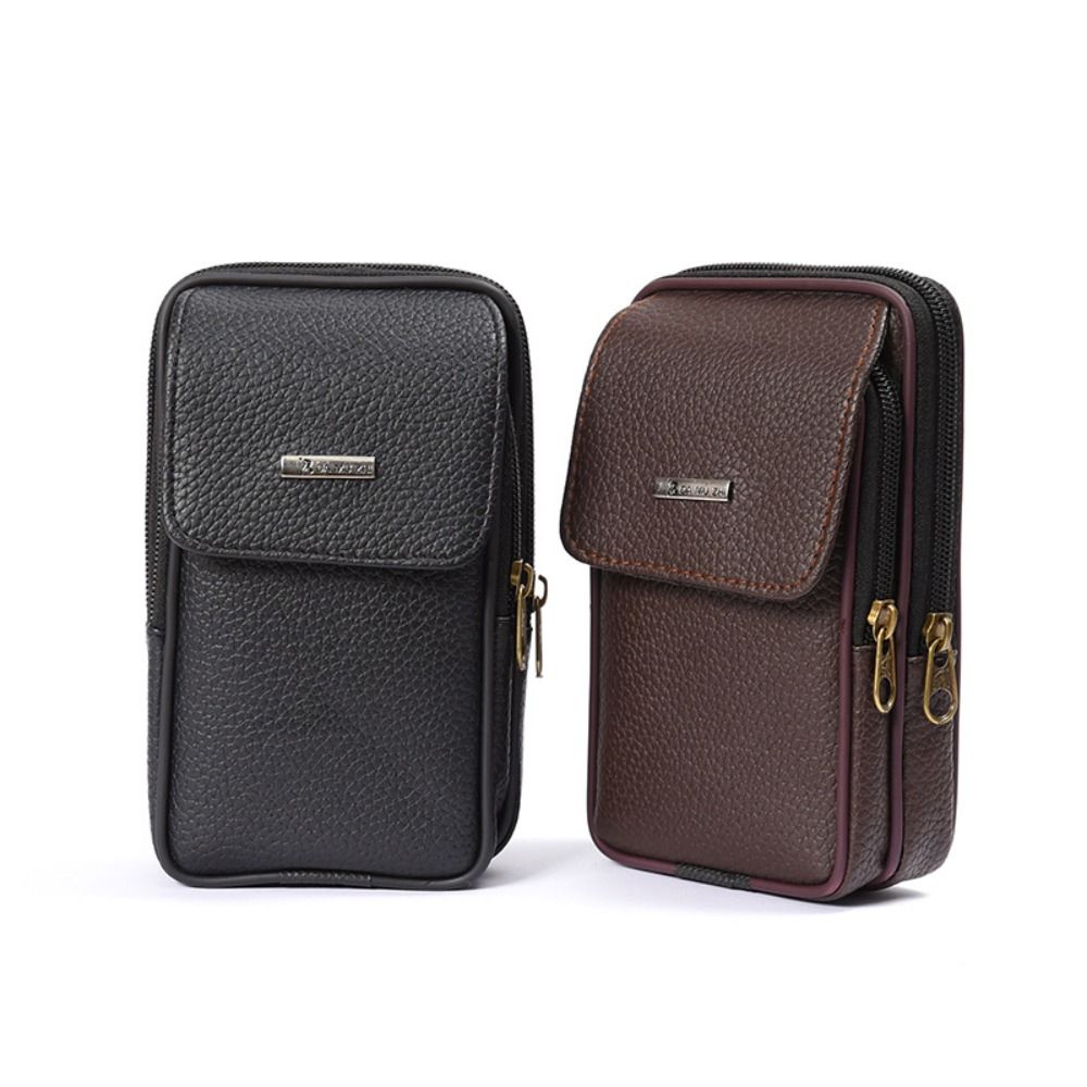 Casual PU Leather Men Waist Ba - Travel Accessories For Men recension och pris