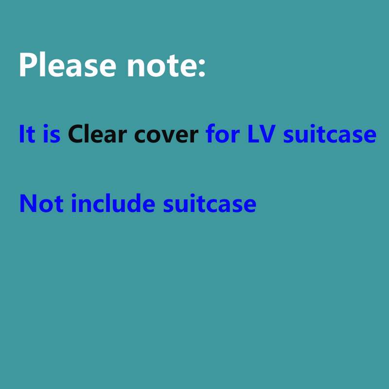 Transparent Cover for LV Suitc - Travel Accessories Lv recension och pris