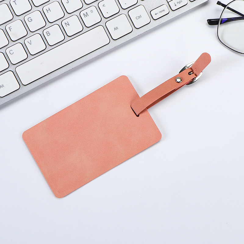 Solid Color PU  Leather Luggag - Luggage Tag Leather recension och pris