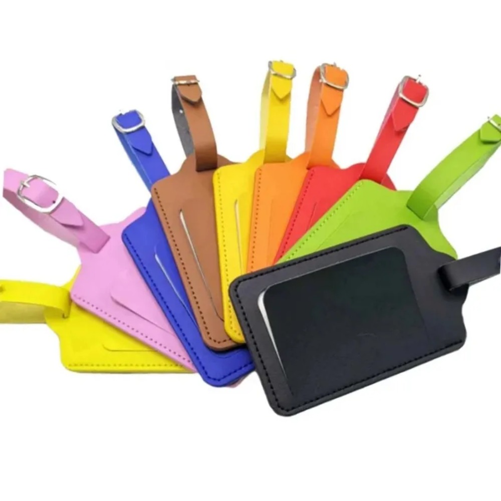 PU Leather Aircraft Baggage Id - Luggage Tag Leather recension och pris