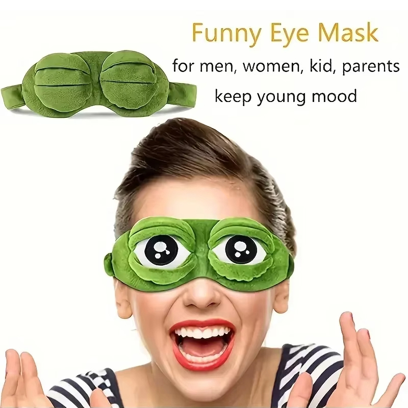 Frog Shaped Eye Mask Party Gam - Travel Accessories recension och pris