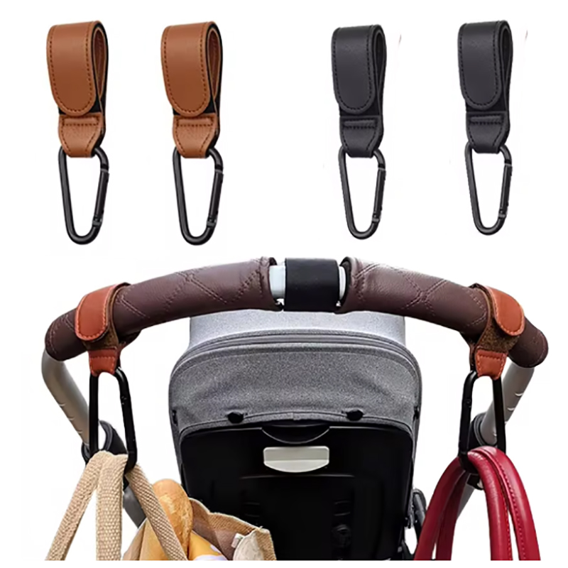 Baby Stroller Hook Fashion PU  - Travel Accessories For 4 Year Old recension och pris