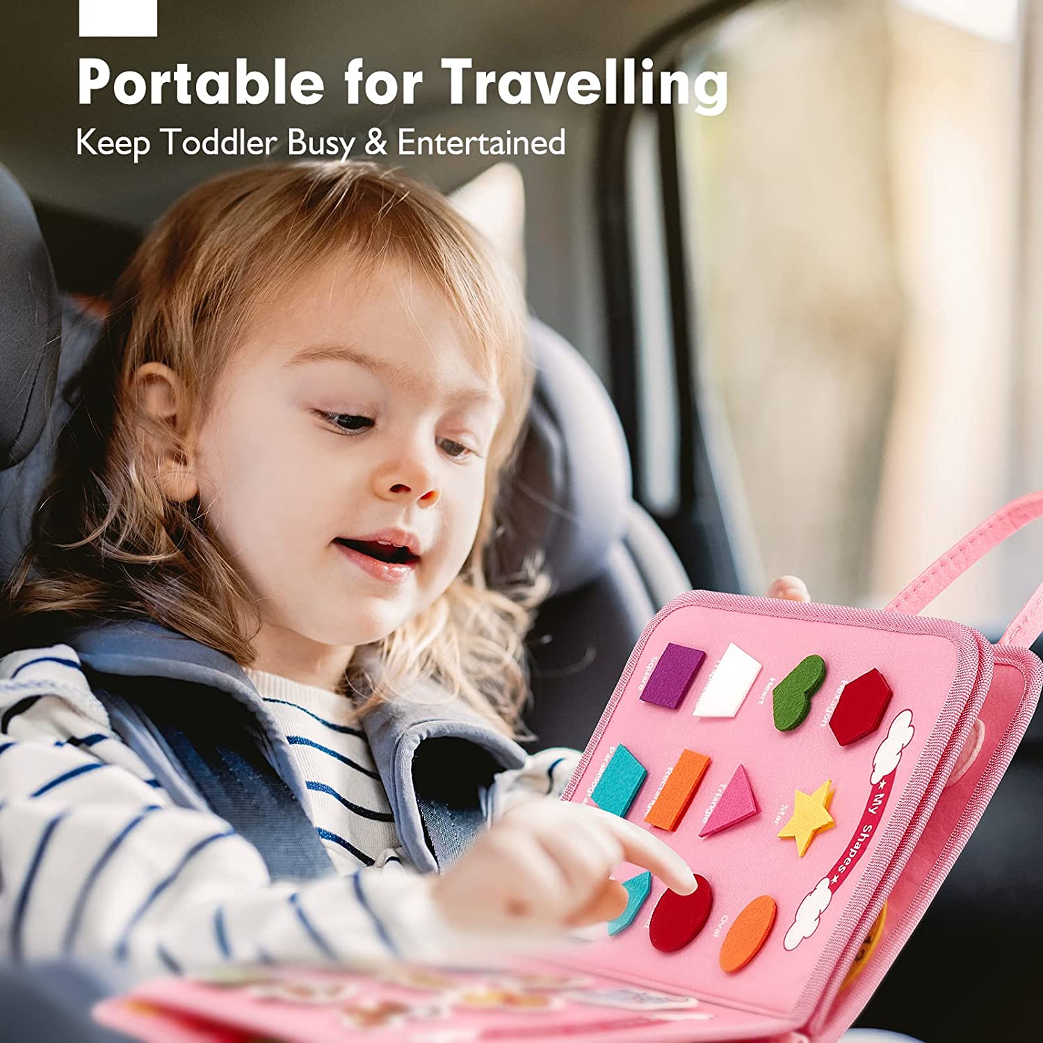 Montessori Toys Busy Board Tod - Travel Accessories Toddler recension och pris