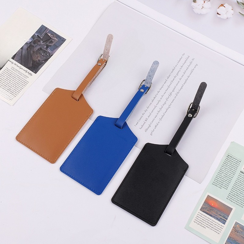 New PU Leather Luggage Tag Sui - Luggage Tag Leather recension och pris