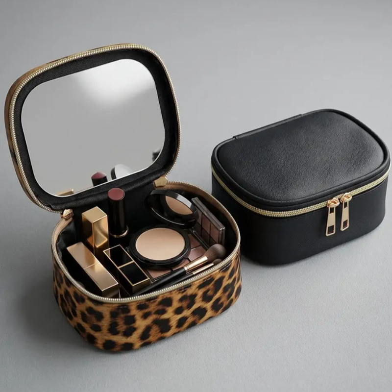 2026 New Makeup Bag with Mirro - Travel Accessories Toiletries recension och pris