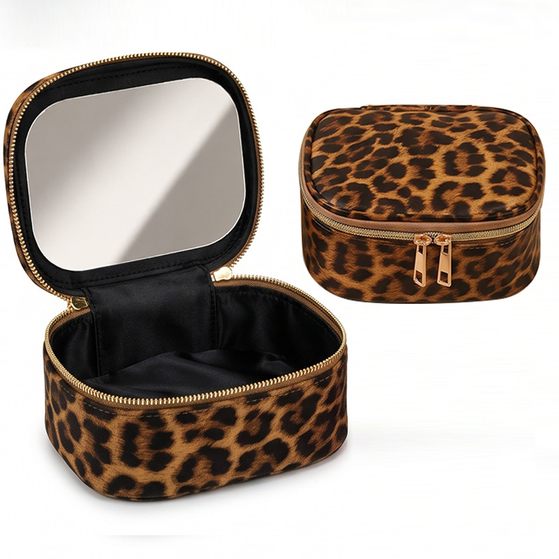 2026 New Makeup Bag with Mirro - Travel Accessories Toiletries recension och pris