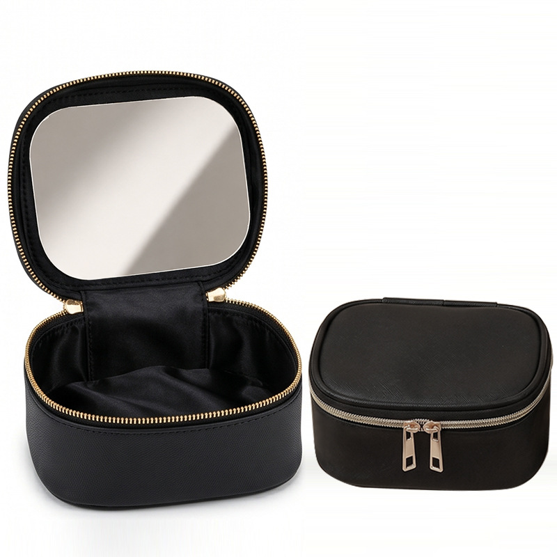 2026 New Makeup Bag with Mirro - Travel Accessories Toiletries recension och pris