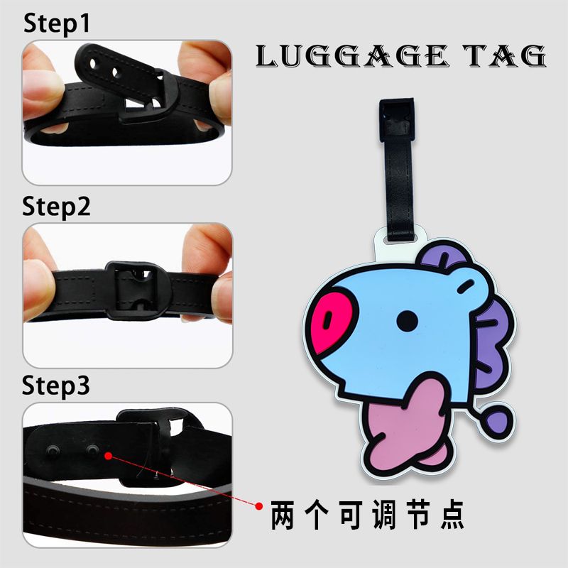 BT21 cartoon cute keychain Kaw - It Travel Accessories recension och pris