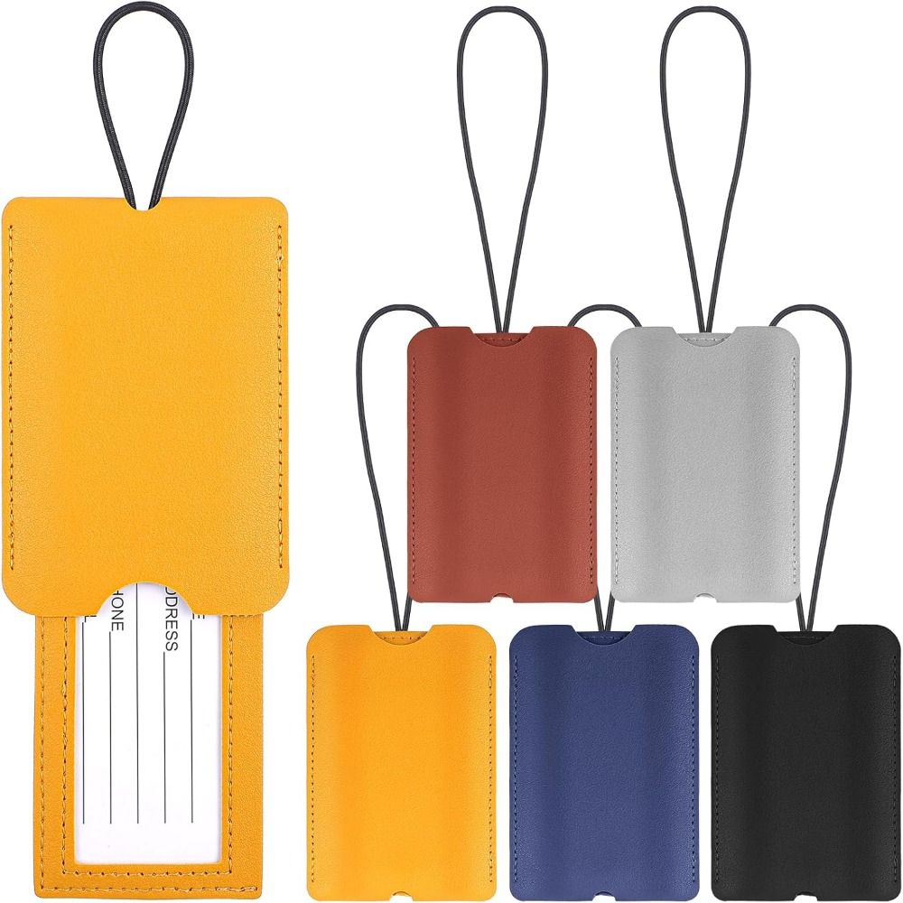 PU Leather Pull out Luggage Ta - Luggage Tag Leather recension och pris
