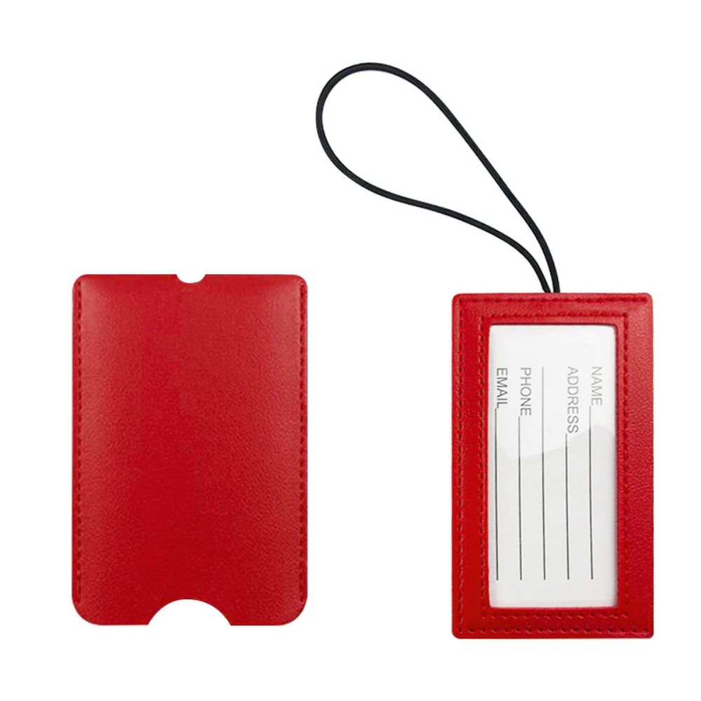PU Leather Pull out Luggage Ta - Luggage Tag Leather recension och pris