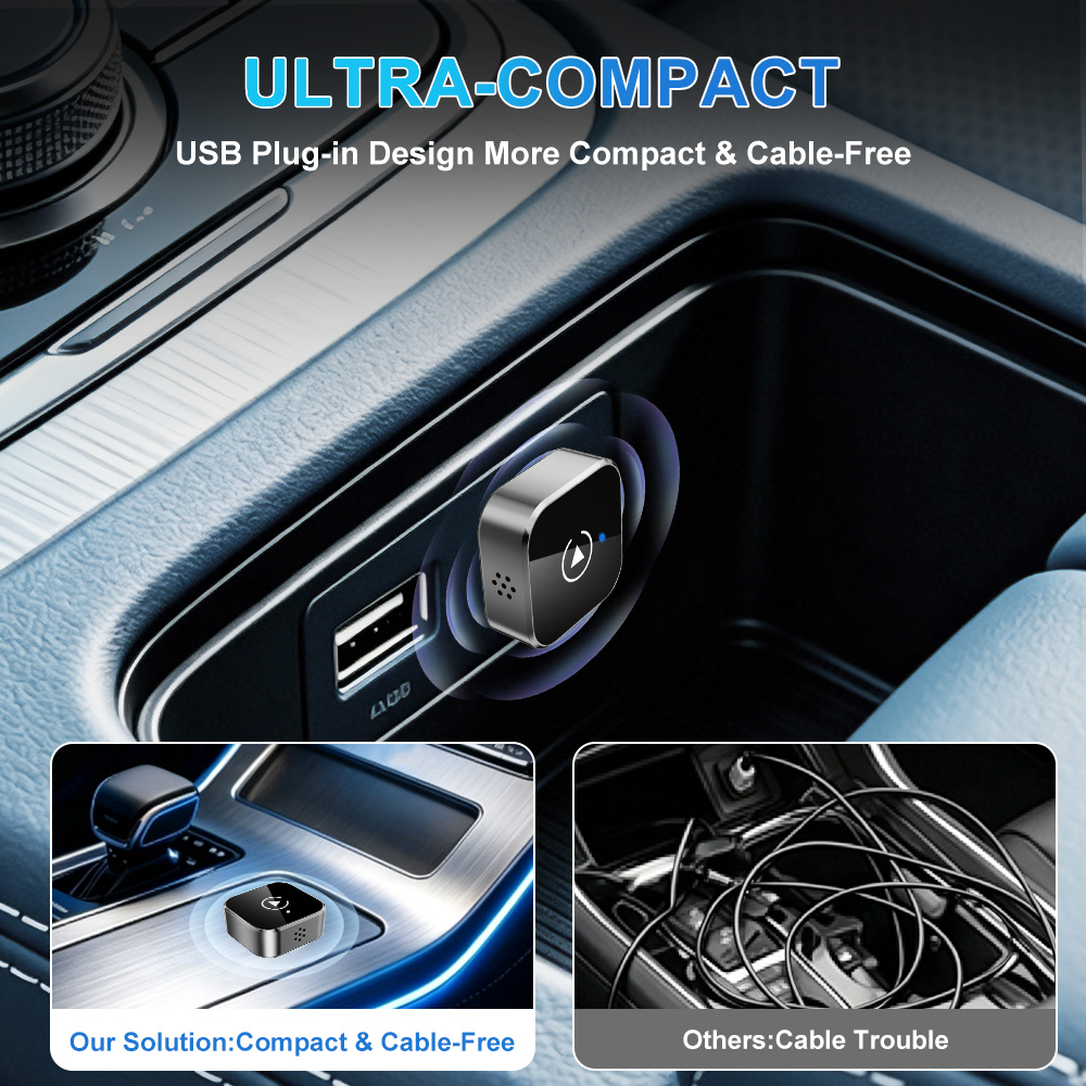 Wireless CarPlay Android Auto  - Travel Adapter Universal recension och pris