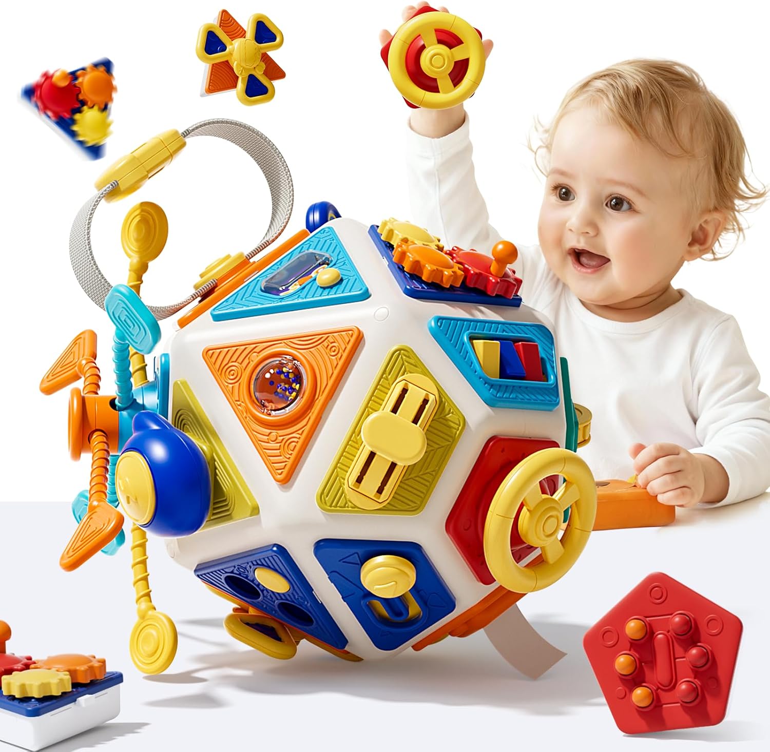 Baby Busy Board Activity Cube  - Travel Accessories Toddler recension och pris