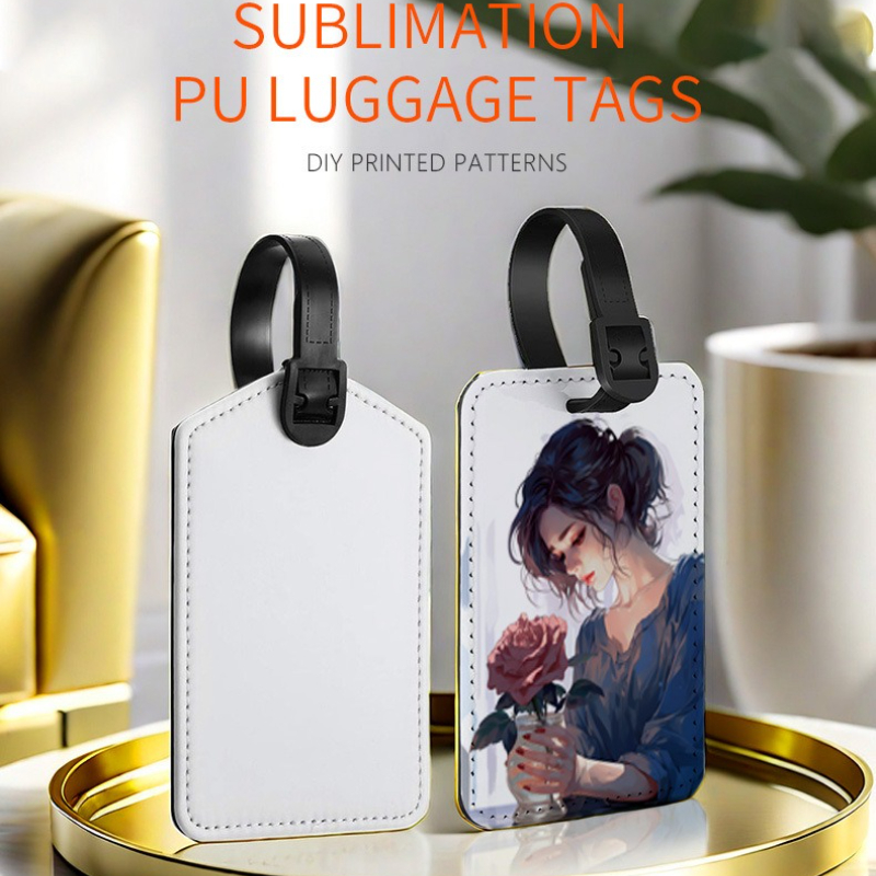 Customized Picture PU Leather  - Luggage Tag Leather recension och pris