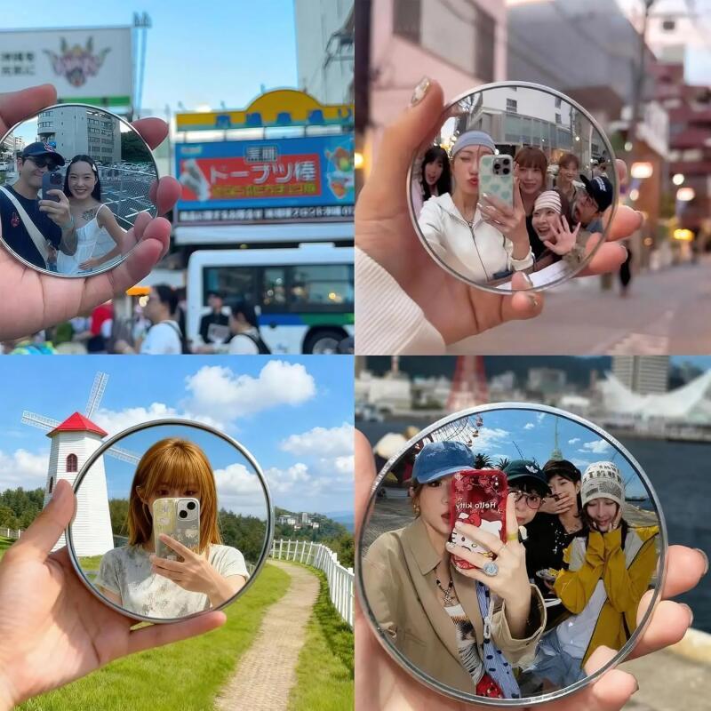 Handheld Selfie Mirror Portabl - Travel Accessories Usa recension och pris