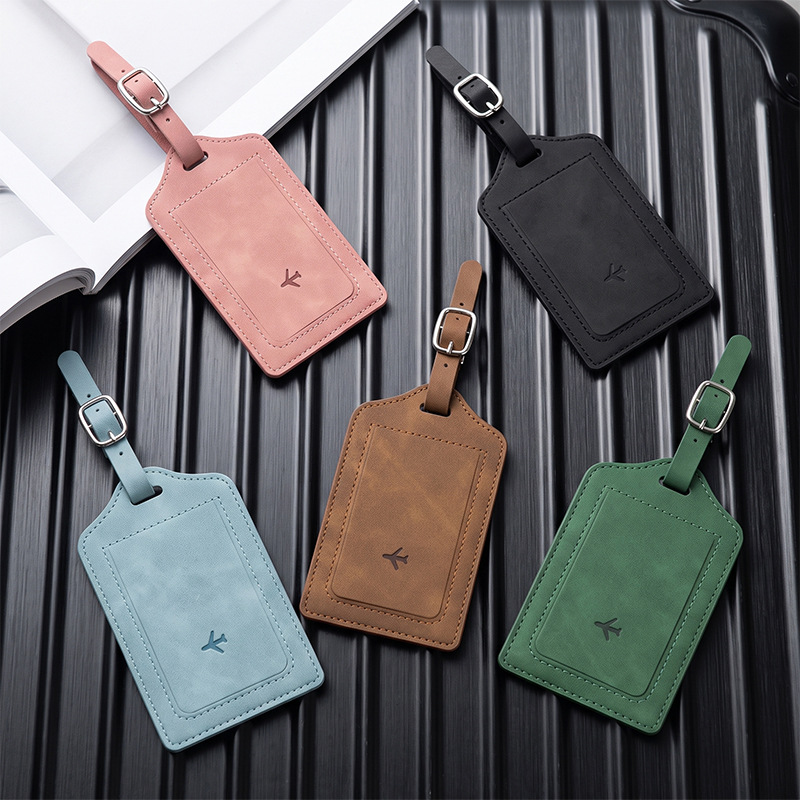 1PC PU Leather Luggage Tag Wom - Luggage Tag Leather recension och pris