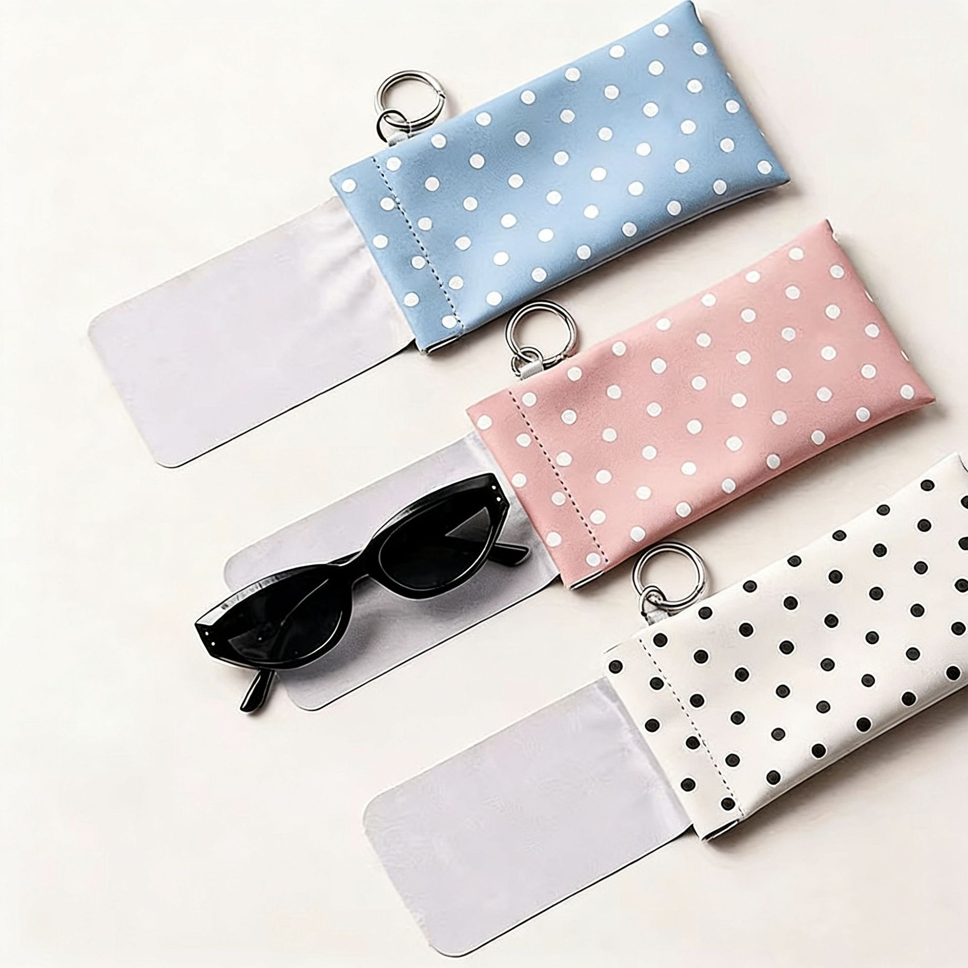 1pc Polka Dot Eyeglass Pouch w - Travel Accessories Pouch For Women recension och pris