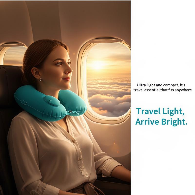 Travel Use Inflatable Neck Pil - Travel Pillow Inflatable recension och pris