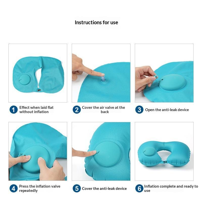 Travel Use Inflatable Neck Pil - Travel Pillow Inflatable recension och pris