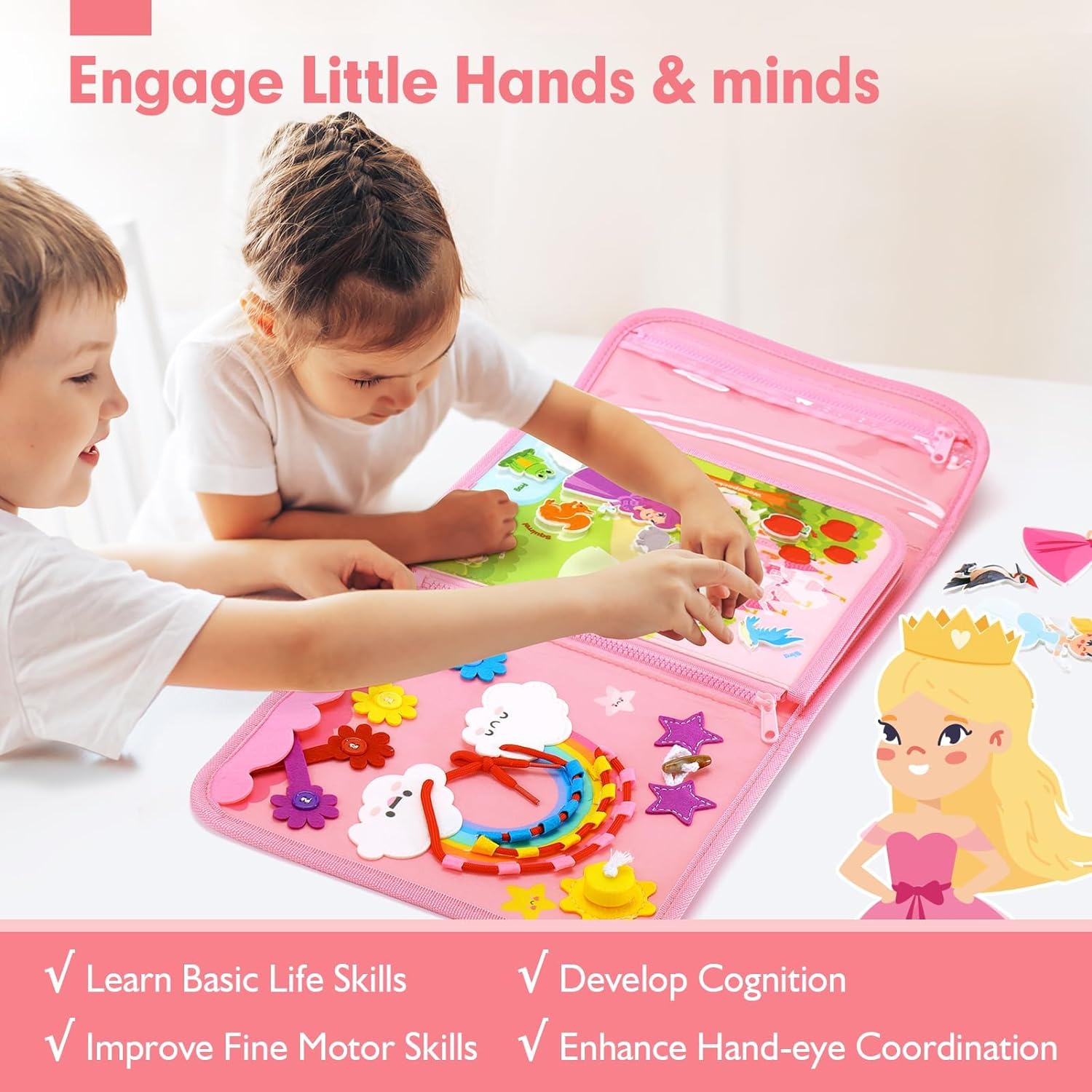Toddler Busy Board Toys Montes - Travel Accessories Toddler recension och pris