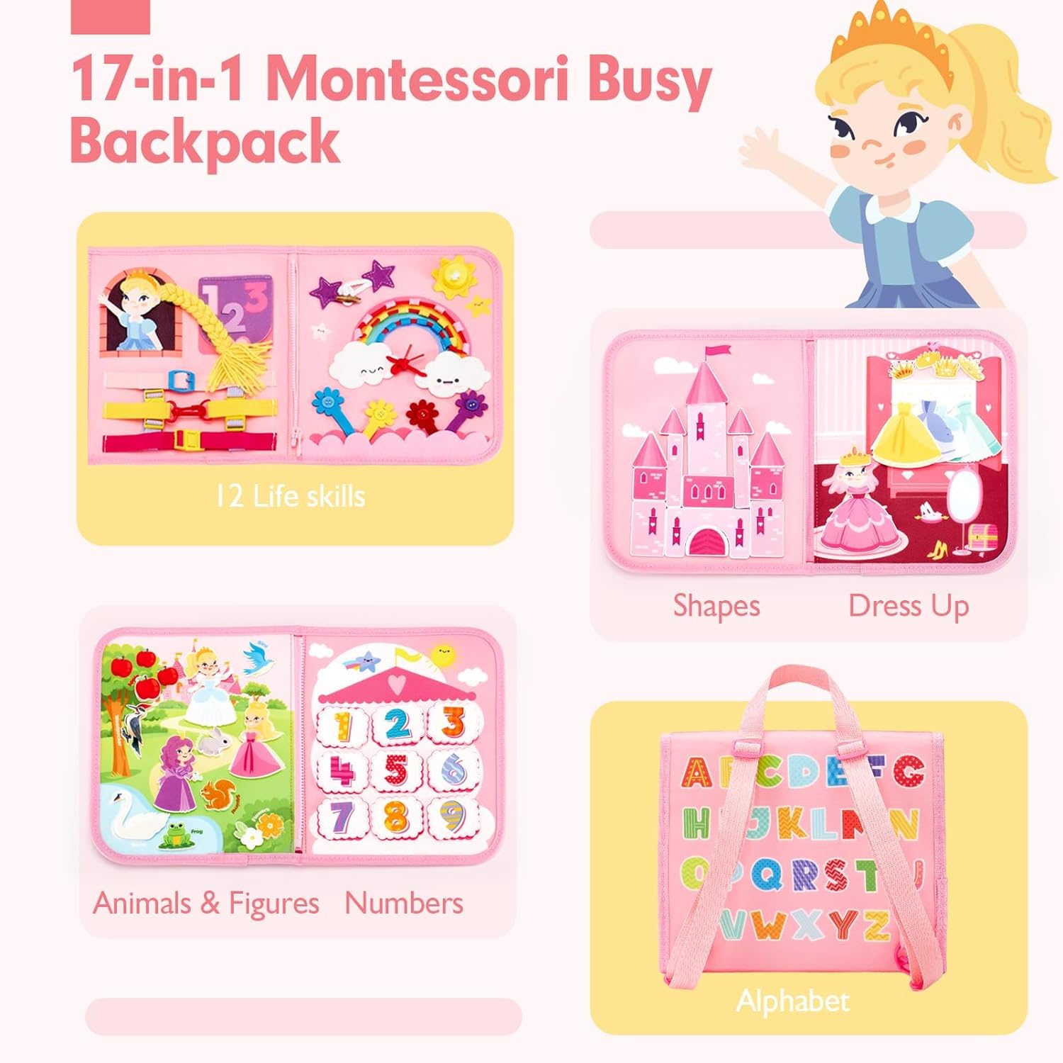 Toddler Busy Board Toys Montes - Travel Accessories Toddler recension och pris