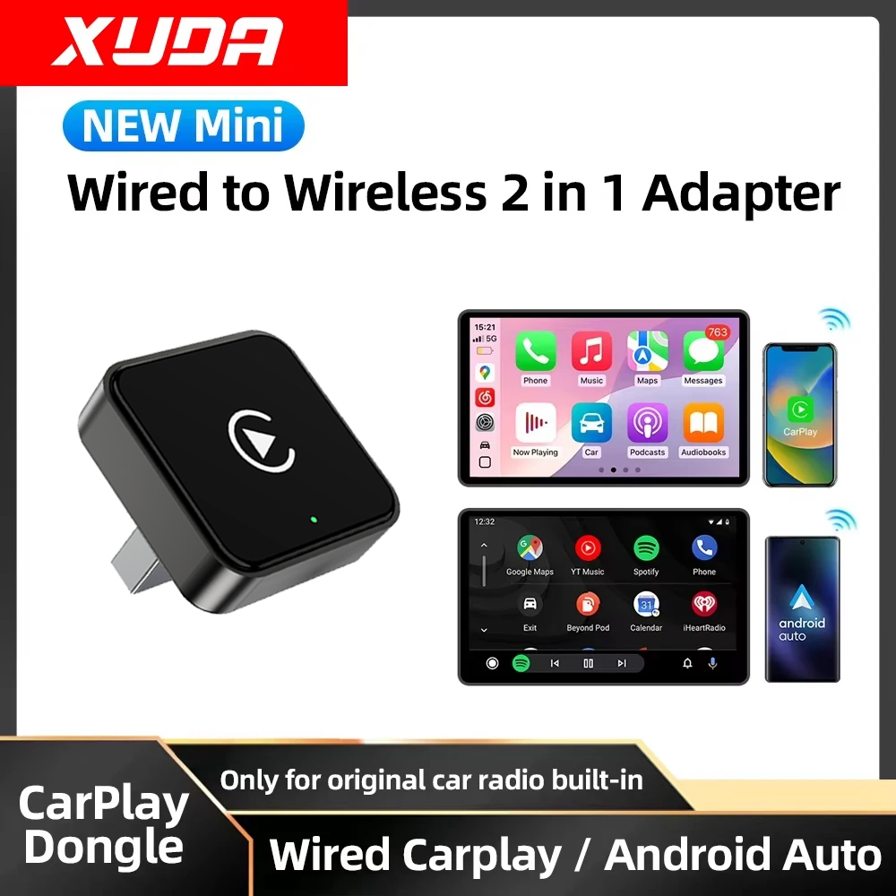 XUDA New Wireless Android Auto - Travel Adapter Universal recension och pris