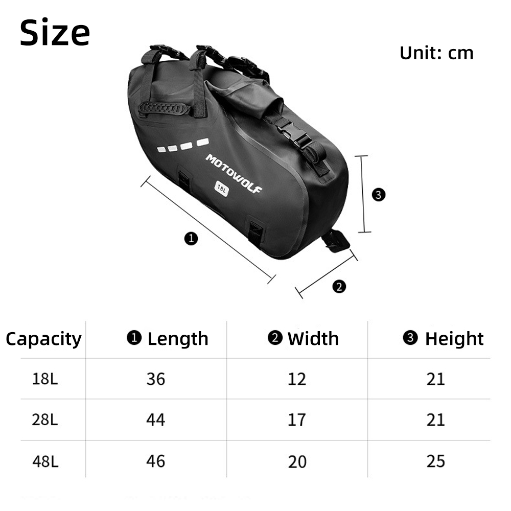 Waterproof Motorcycle Saddle B - It Travel Accessories recension och pris