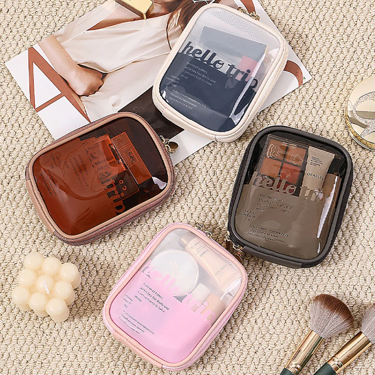 Transparent Portable Cosmetic  - Travel Accessories Toiletries recension och pris