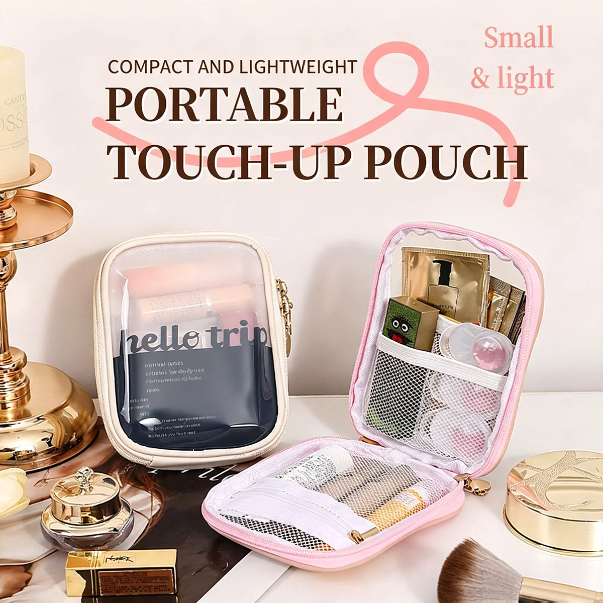 Transparent Portable Cosmetic  - Travel Accessories Toiletries recension och pris