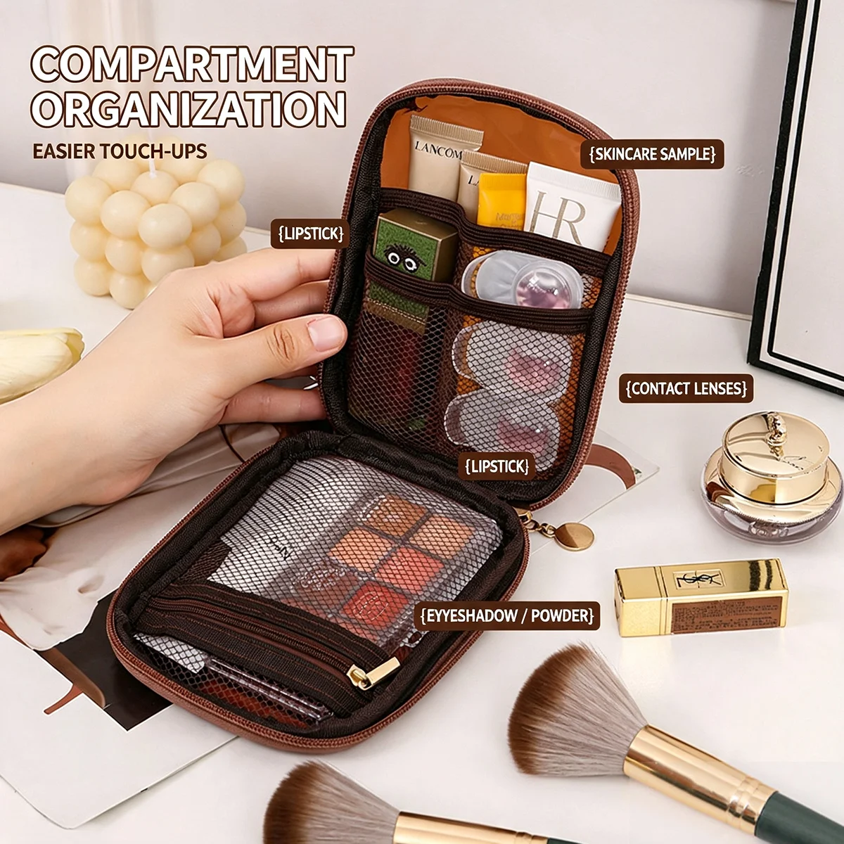 Transparent Portable Cosmetic  - Travel Accessories Toiletries recension och pris