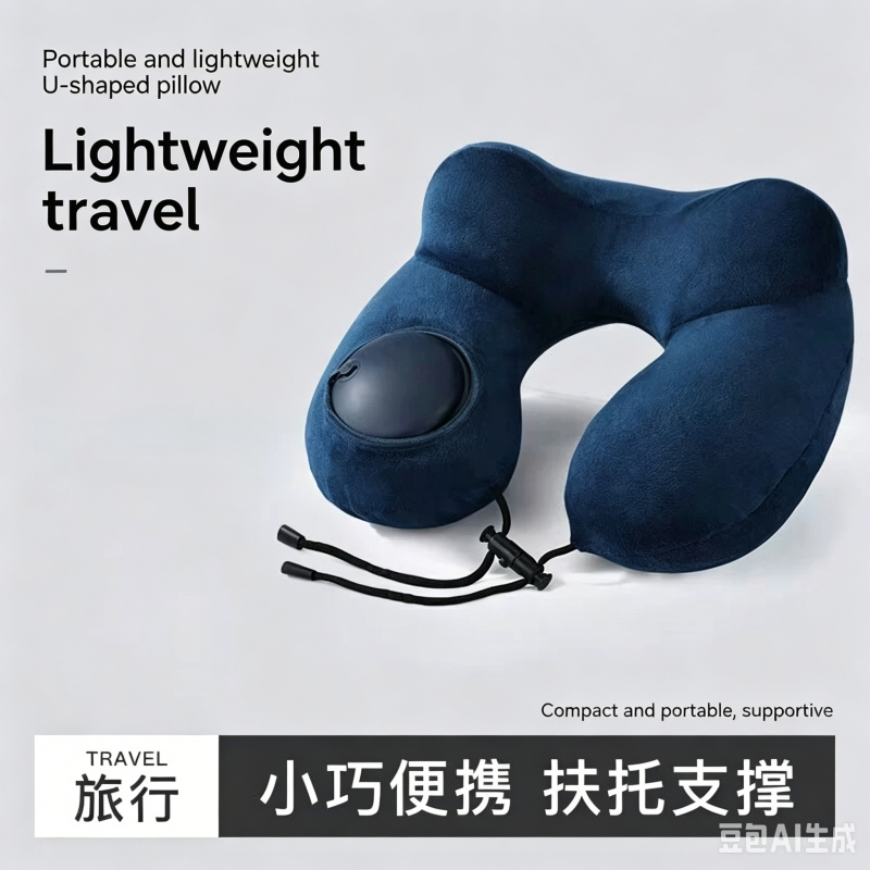 Portable, Removable, Washable, - Travel Pillow Inflatable recension och pris