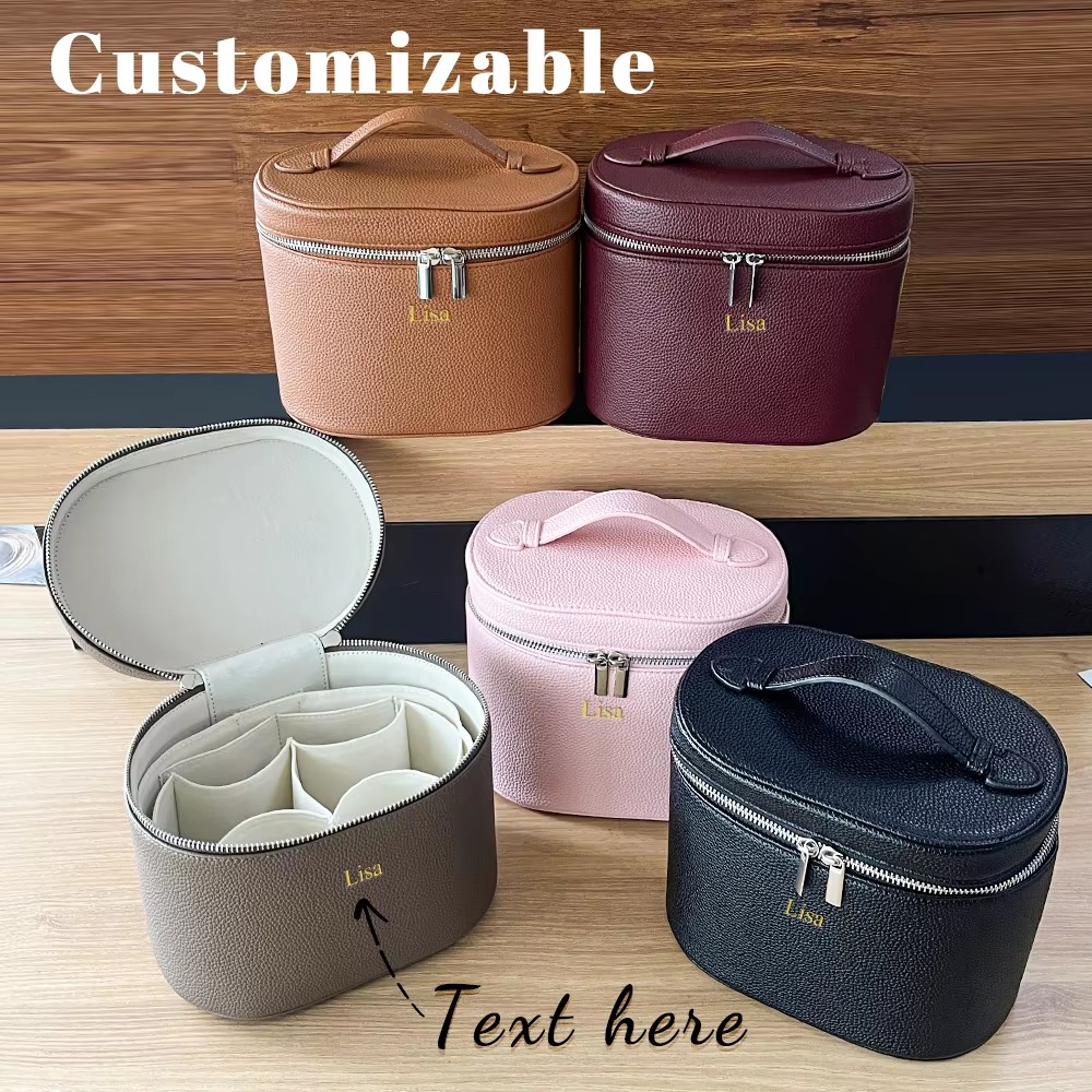 Large Capacity PU Leather Make - Travel Accessories Toiletries recension och pris
