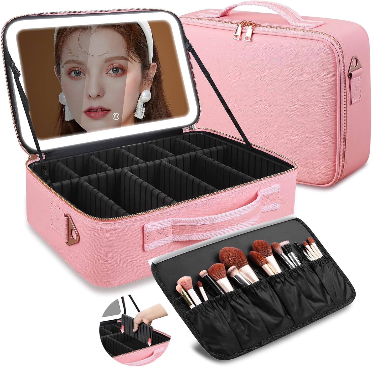 Large Capacity Makeup Bag 15'' - Travel Accessories Toiletries recension och pris