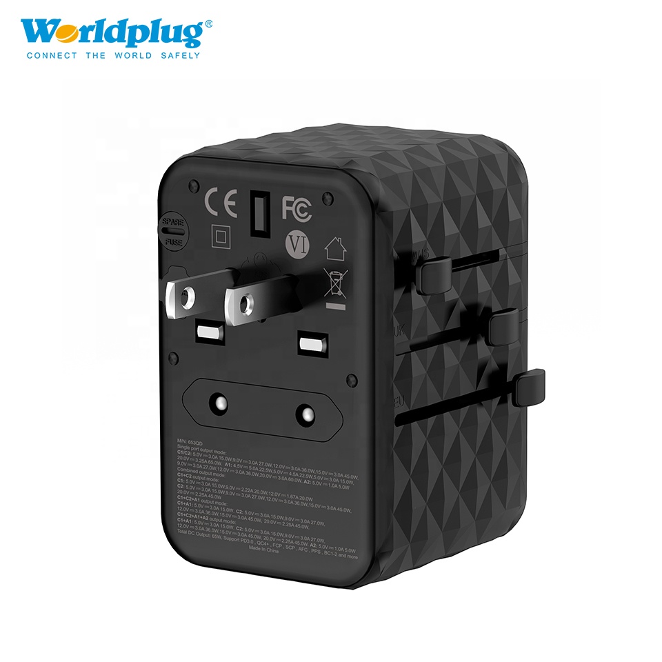 PD3.0 QC 4.0 GaN 65W Travel Ch - Travel Adapter Universal recension och pris