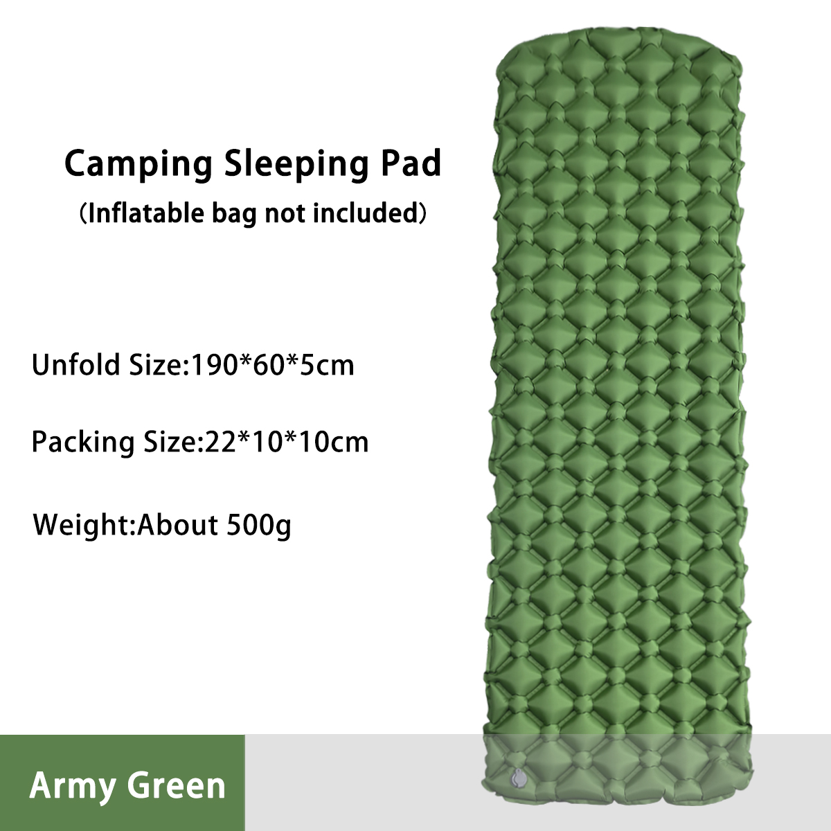 Camping Inflatable Mattress in - Travel Pillow Inflatable recension och pris