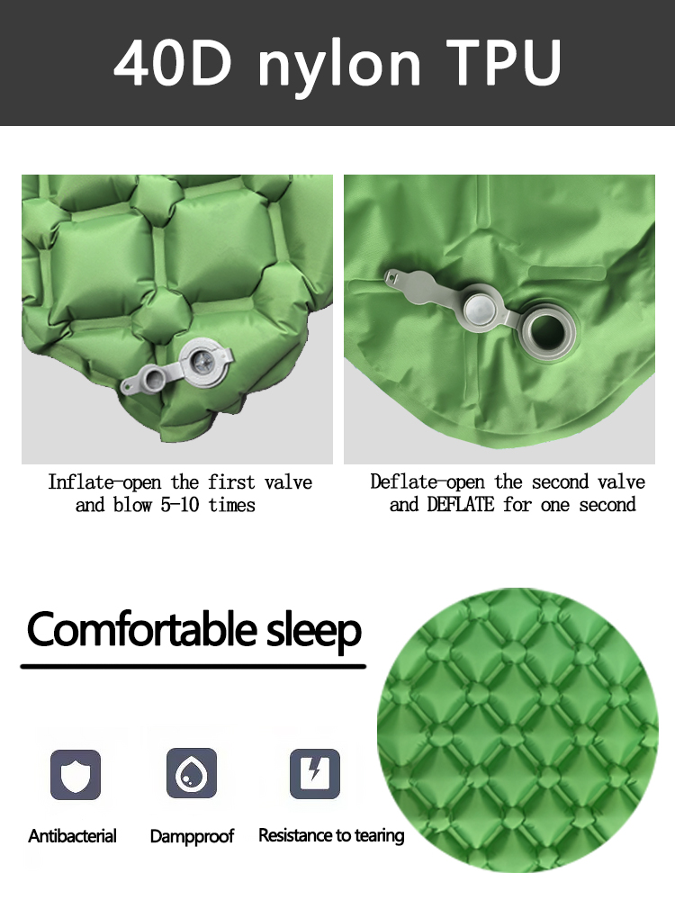 Camping Inflatable Mattress in - Travel Pillow Inflatable recension och pris