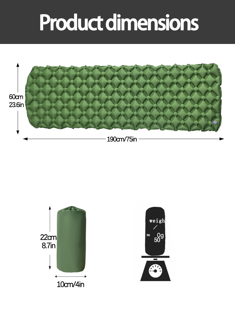 Camping Inflatable Mattress in - Travel Pillow Inflatable recension och pris