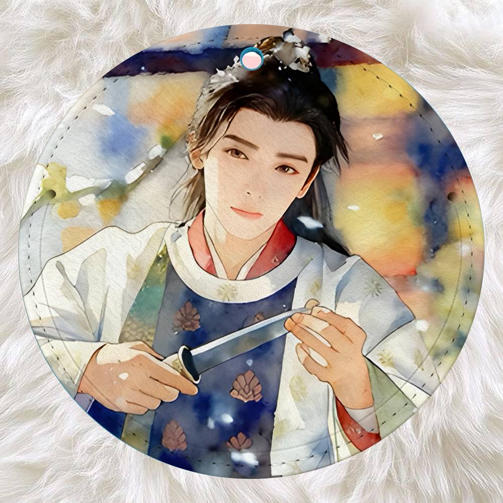 Yu Ming Cha Gu Illustration TV - Luggage Tag Leather recension och pris