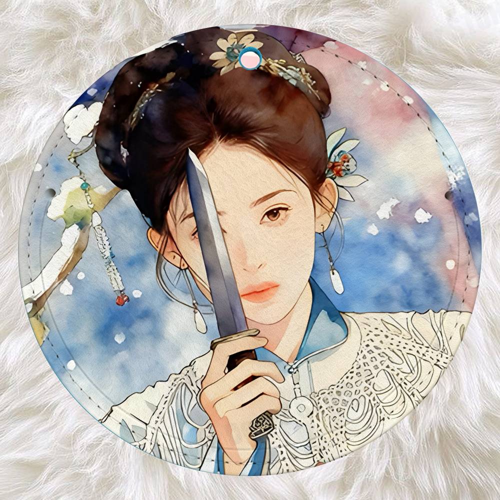 Yu Ming Cha Gu Illustration TV - Luggage Tag Leather recension och pris